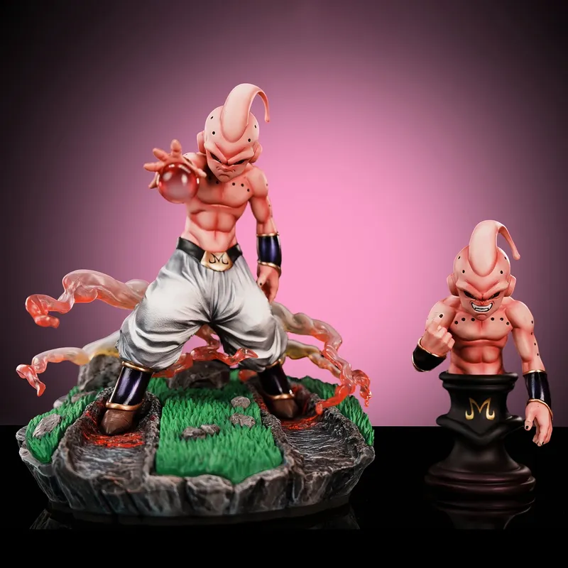 Resin Art Dragon Ball Z - YS satue アニメドラゴンボール Z キッズブウフィギュア魔人ブウアクションフィギュアスーパーぶうフィギュアコレクションモデルおもちゃギフト