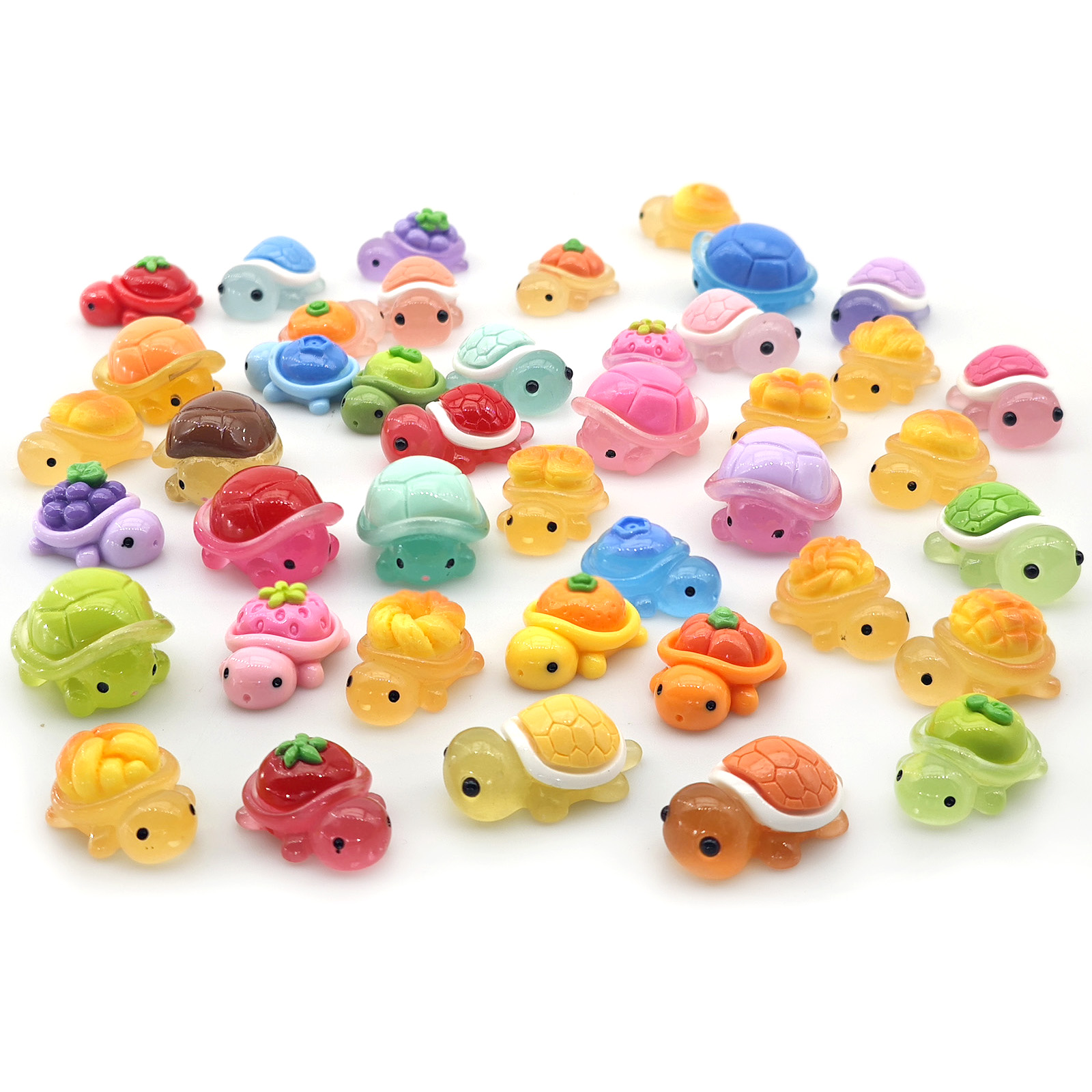 Resin Art Beach - ミニオーシャン樹脂カメ動物小さな海の動物の置物海洋ミニチュア動物水族館の装飾品家の装飾