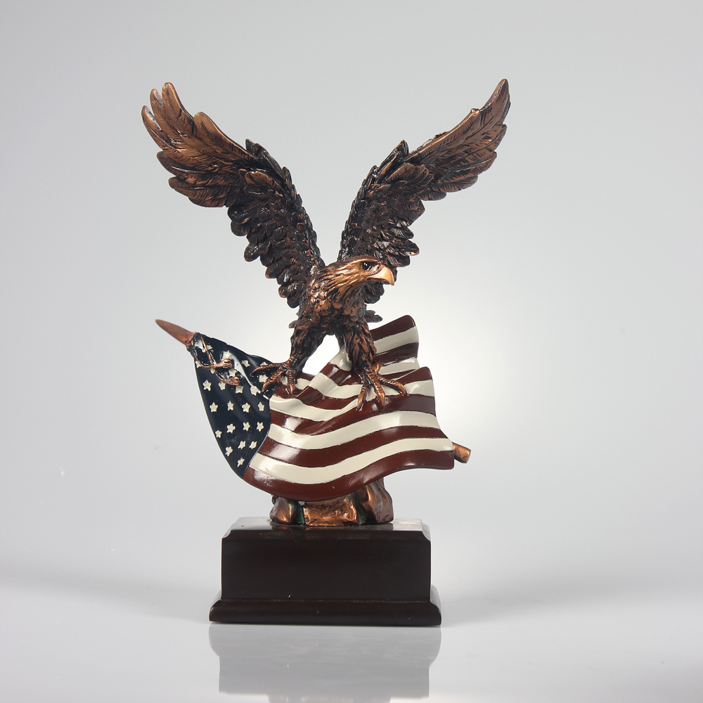 Resin Art Business - グッドアート - ホームオフィス、勉強、ビジネス、お守り、縁起物、アメリカ、アメリカンイーグル、彫刻、アート、像
