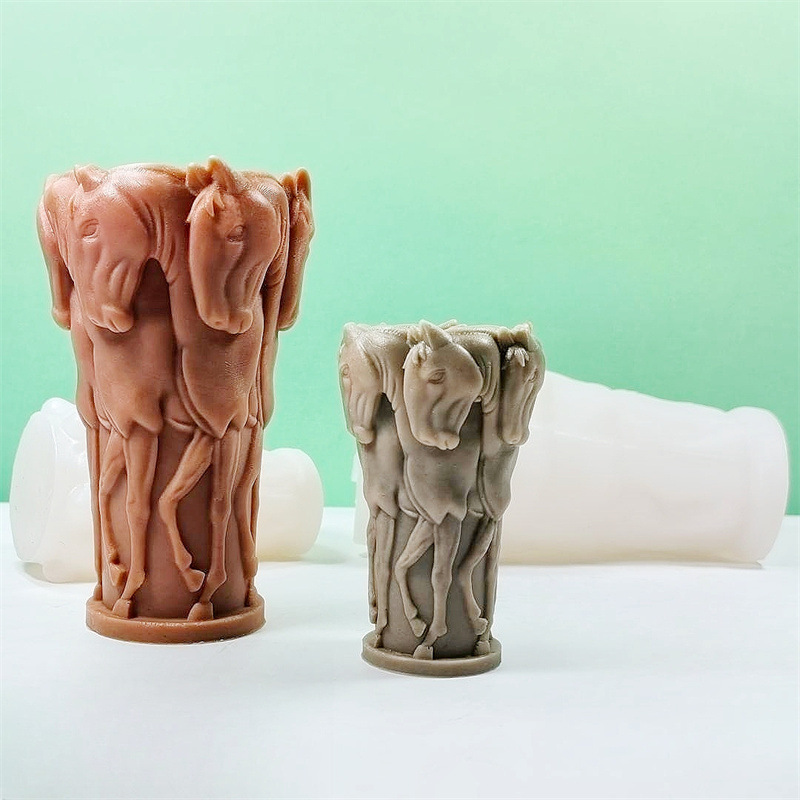 ヘラ-シリコンフィギュアキャンドル,乗馬彫刻,職人,ワックス - Resin Art Sculptures のレビューと価格