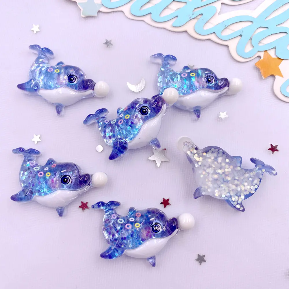 10 個グリッターカラフルな樹脂海の星カニクラゲイルカ海洋動 - Resin Art Beach のレビューと価格