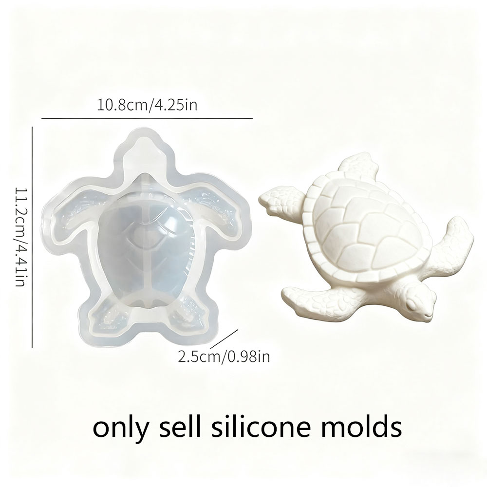 3D ウミガメ エポキシ樹脂型 石膏粘土 キャンドル作り シ - Resin Art Beach のレビューと価格