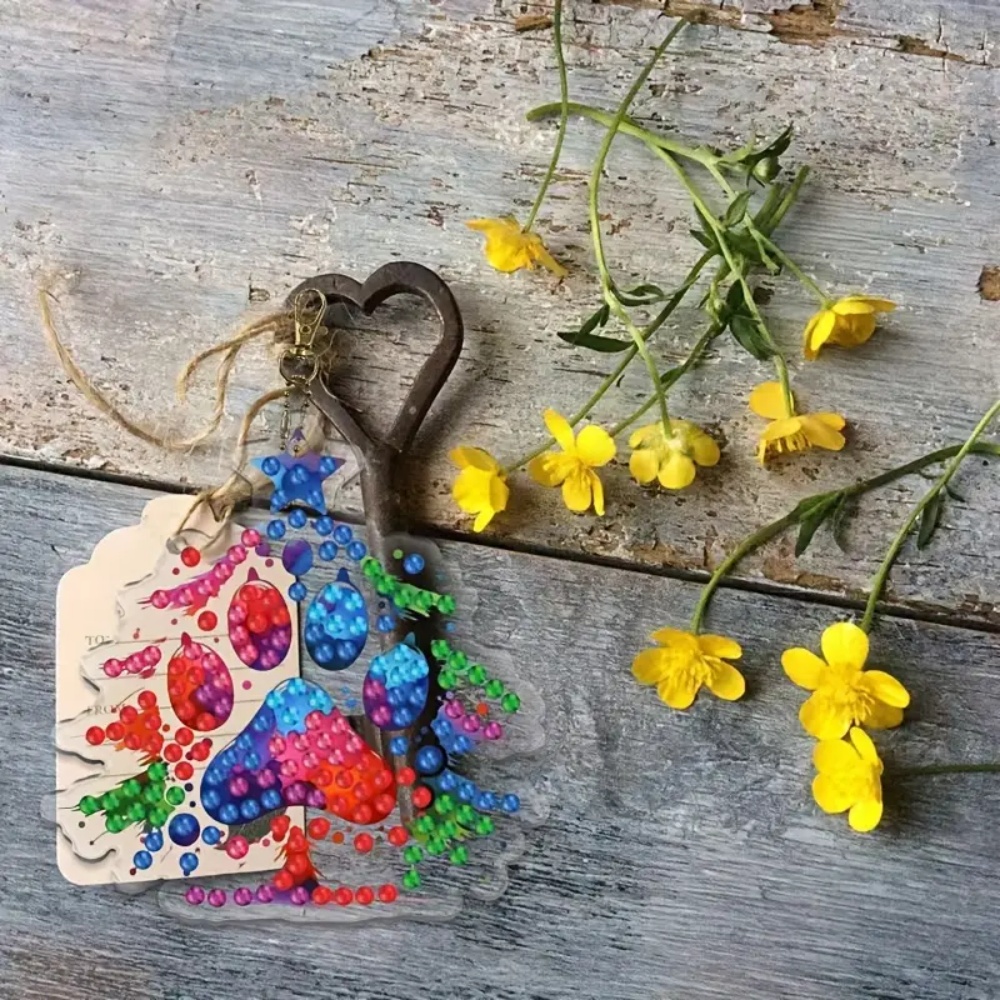 6個/セット DIY クリスマスツリーパターン ダイヤモンド - Resin Art Bookmark のレビューと価格