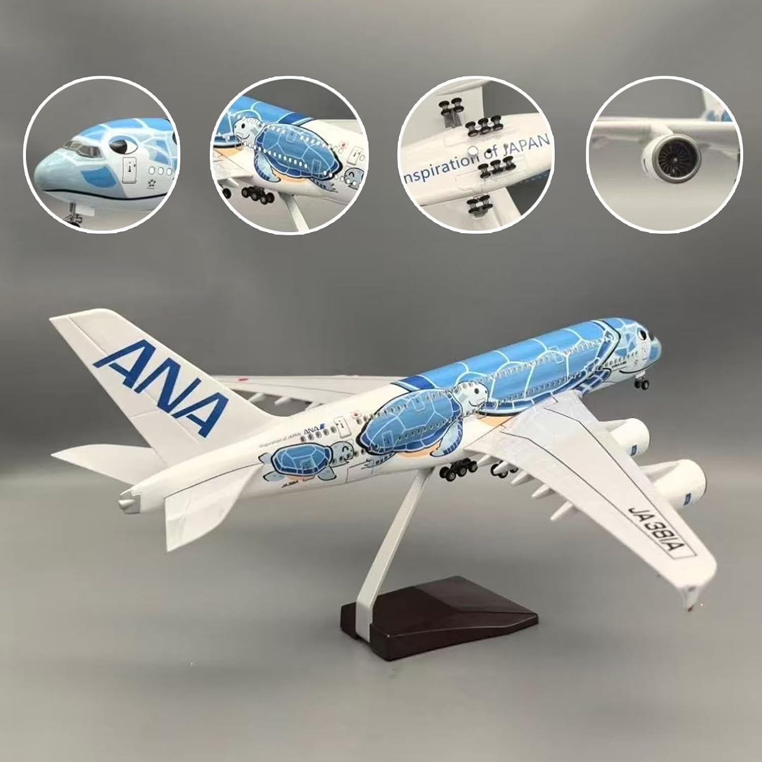 1/160スケール航空機A380エアジャパンANA航空シータ - Resin Art Beach のレビューと価格