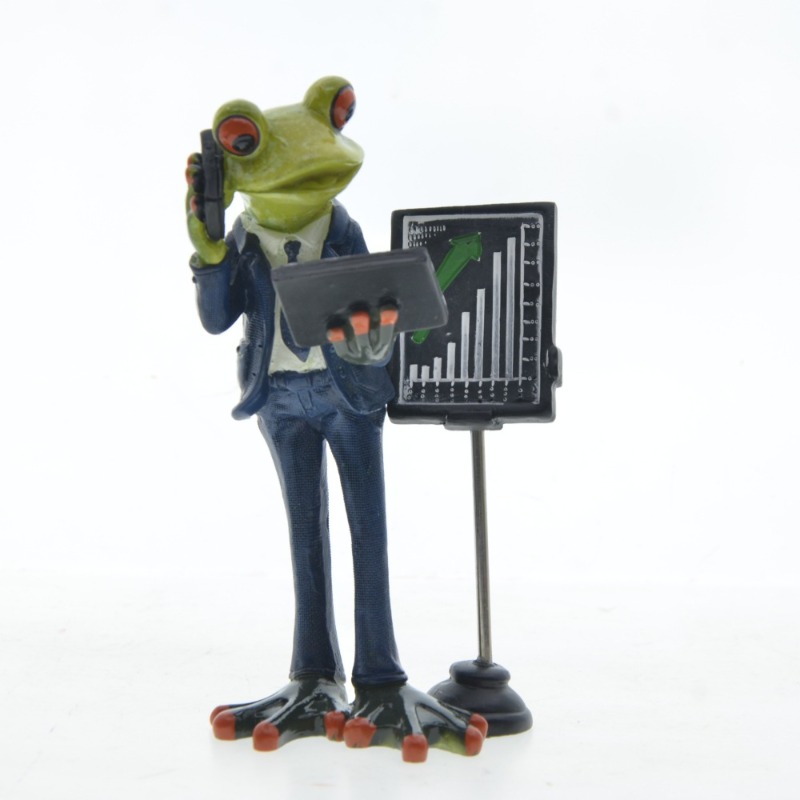 ビジネスカップル カエル レジン アニマル アート クラフト - Resin Art Business のレビューと価格