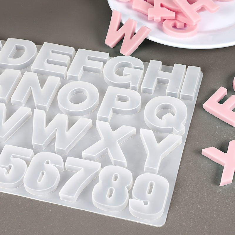 AからZまでの文字ペンダントシリコンモールド、アルファベット - Resin Art Alphabet のレビューと価格