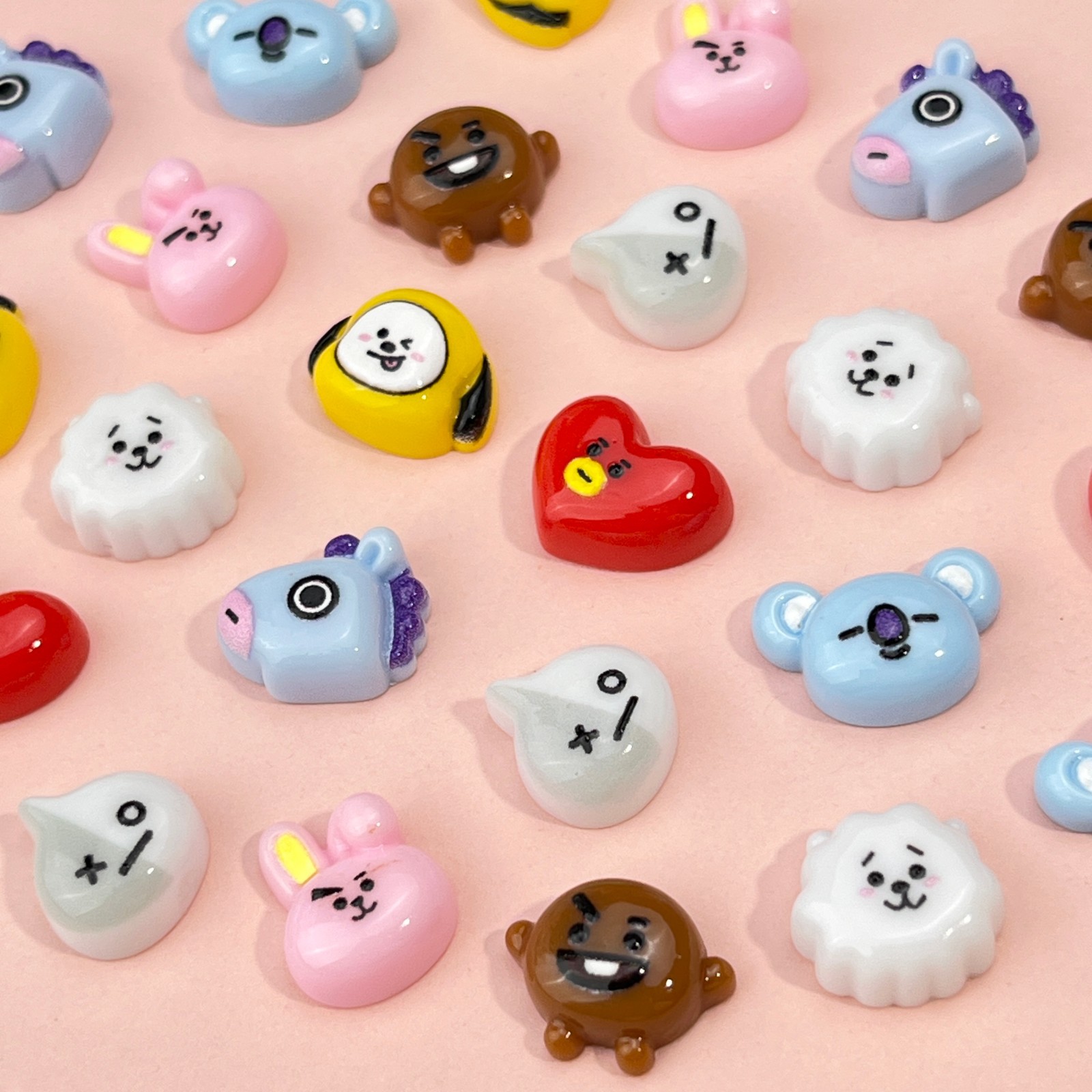 B T 21 チミー・コヤ RJ シューキー・タタ・クッキー - Resin Art Sticker のレビューと価格