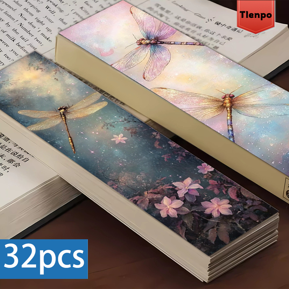 32個入り、スターライトドラゴンフライをテーマにしたブックマ - Resin Art Bookmark のレビューと価格