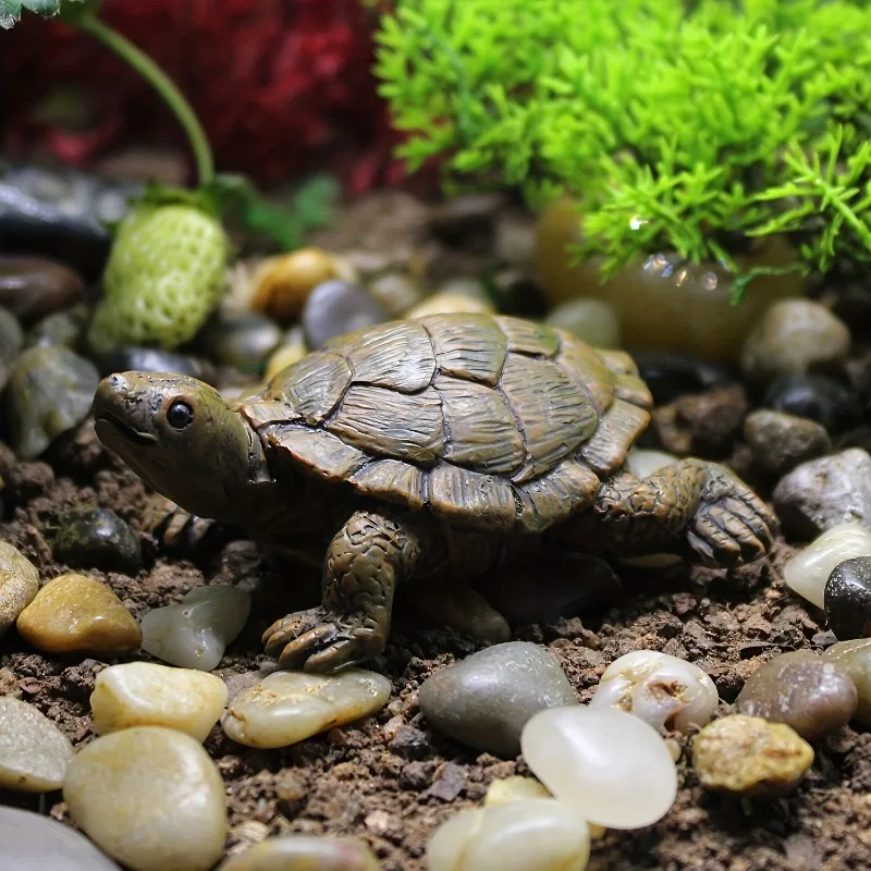 魅力的なウミガメ樹脂像ミニカメの置物マイクロ風景装飾品水族館 - Resin Art Beach のレビューと価格