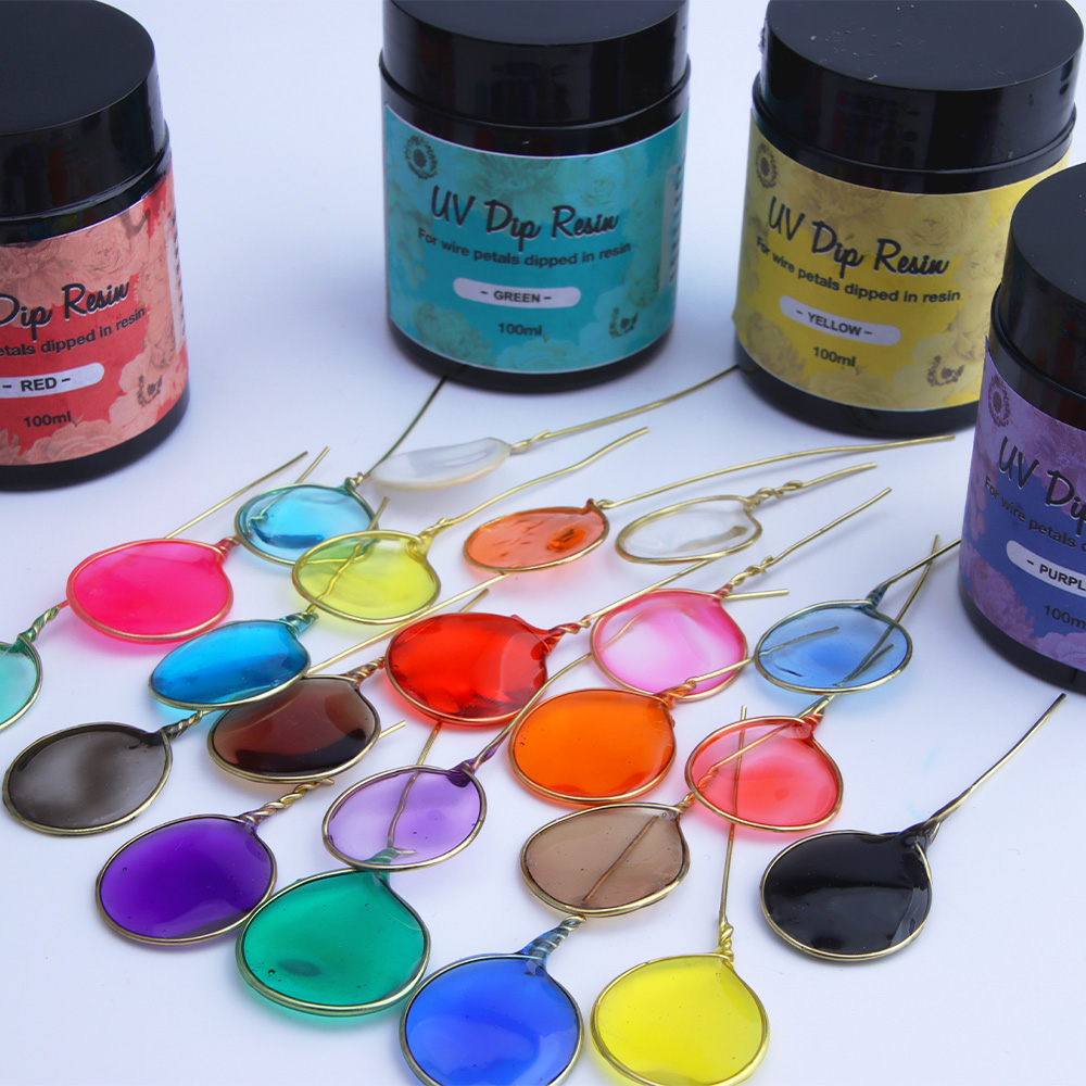 12色のUVディッピングレジン（ワイヤー形状用） – 1本あ - Resin Art Supplies のレビューと価格
