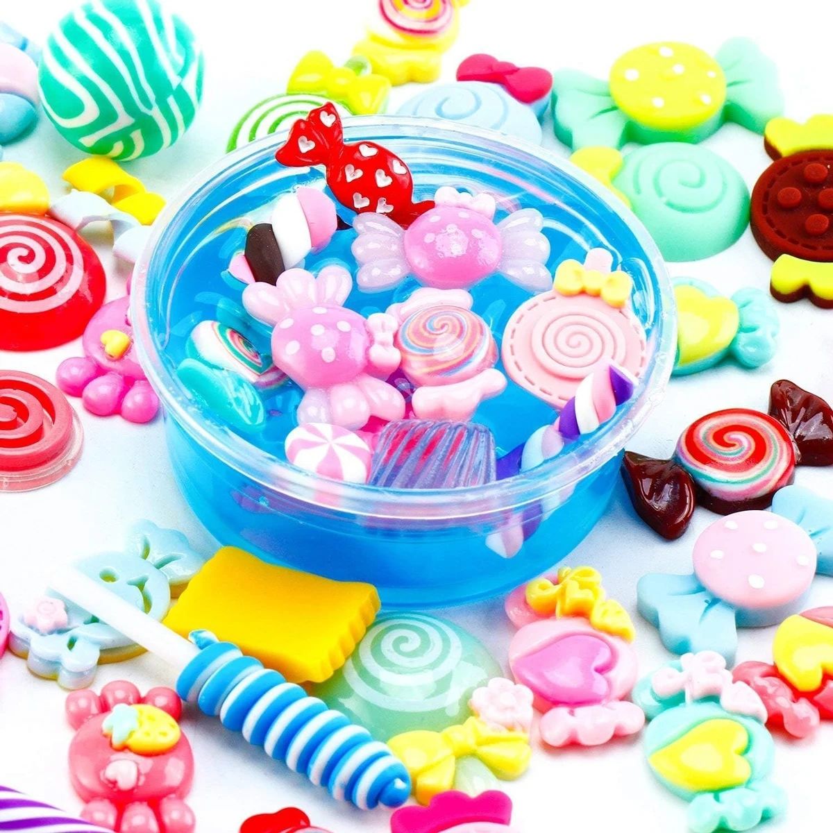 ミックスレジンスイーツフラットバックスライムチャームセット、 - Resin Art Supplies のレビューと価格