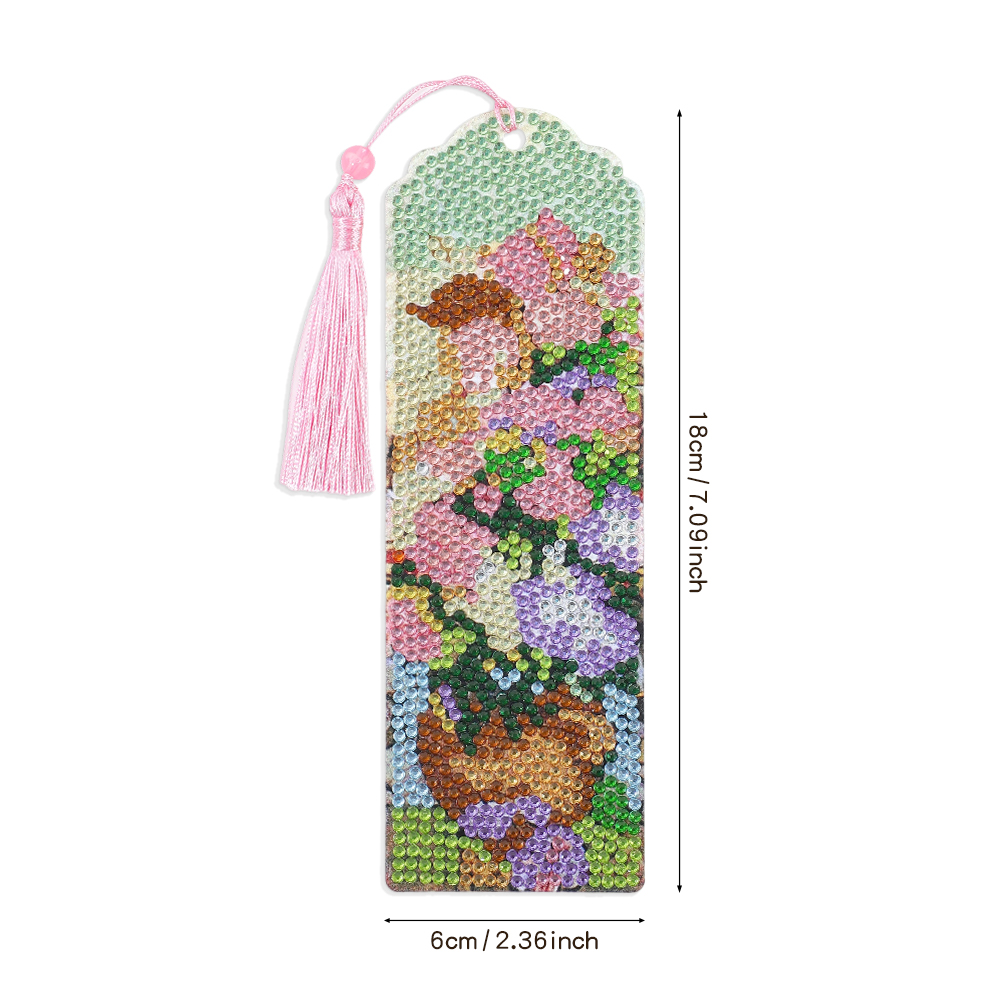 4個セット ゴッホ ダイヤモンドペインティング ブックマーク - Resin Art Bookmark のレビューと価格