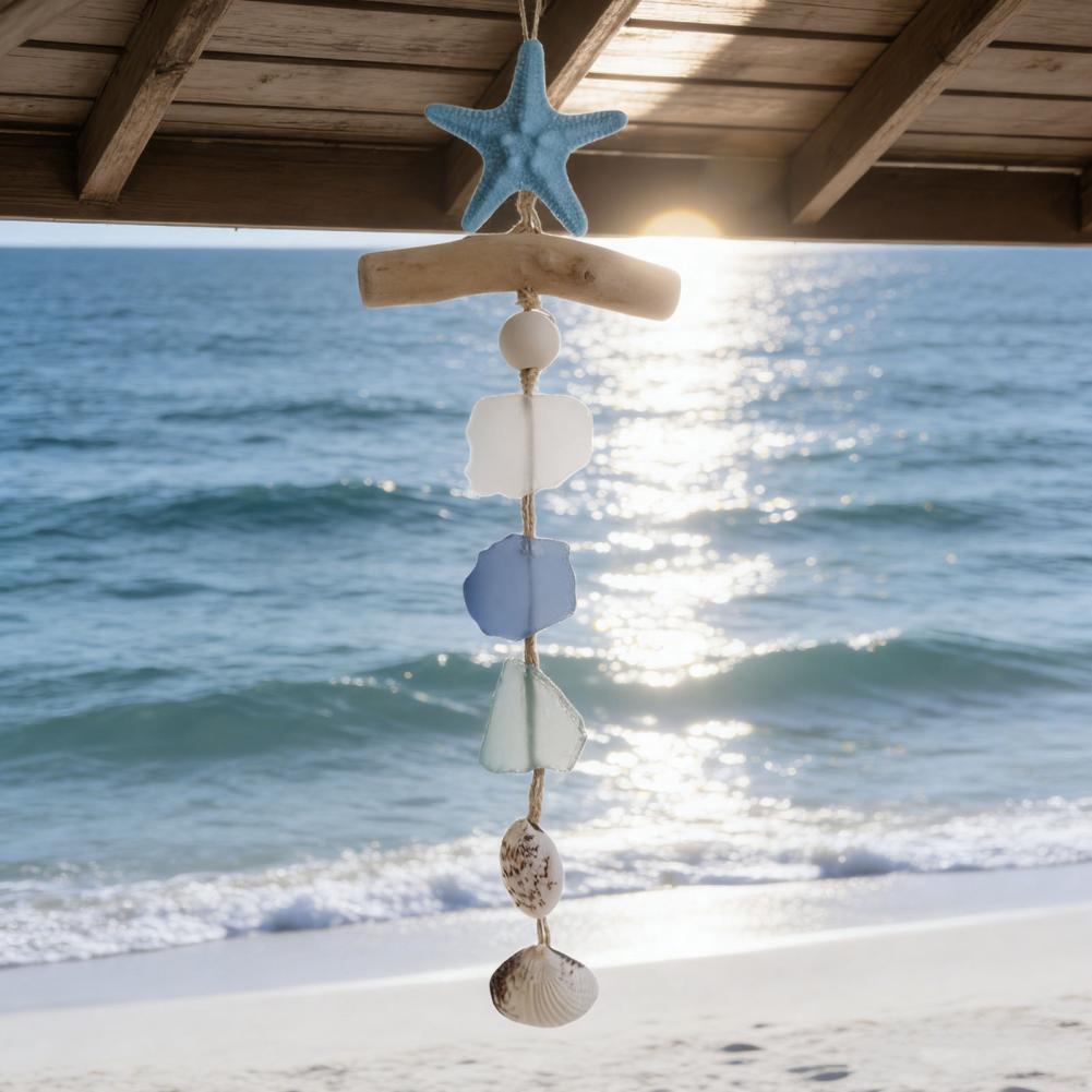 貝殻とヒトデの装飾、手作りのシーグラス航海風壁飾り、海岸のヒ - Resin Art Beach のレビューと価格