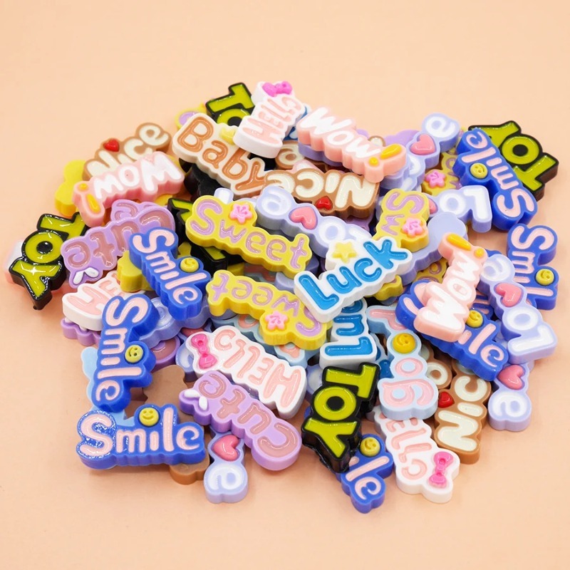 女性のための樹脂製のカボション,ロープ,手工芸品,DIYアク - Resin Art Alphabet のレビューと価格