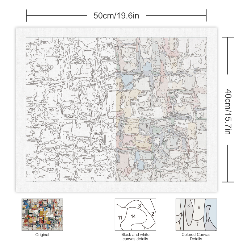 CHENISTORY 数字で描く絵画 馬 動物 ウォールアー - Resin Art On Canvas のレビューと価格