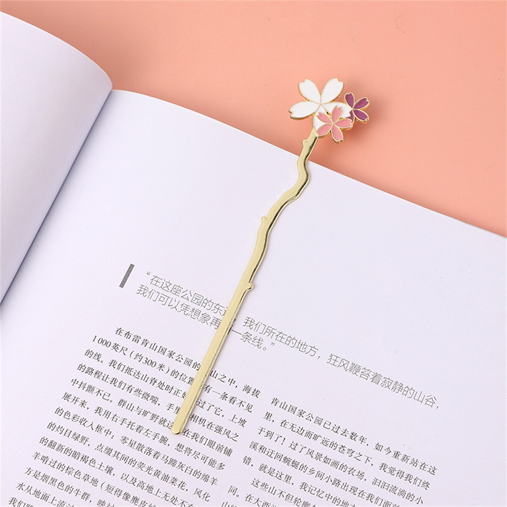クリエイティブメタルサックラフラワーブックマーク、読書アシス - Resin Art Bookmark のレビューと価格
