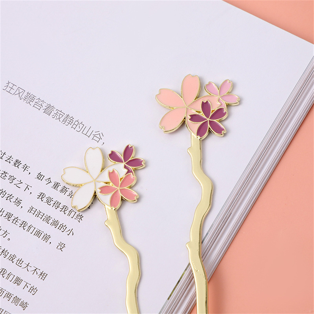 クリエイティブメタルサックラフラワーブックマーク、読書アシス - Resin Art Bookmark のレビューと価格