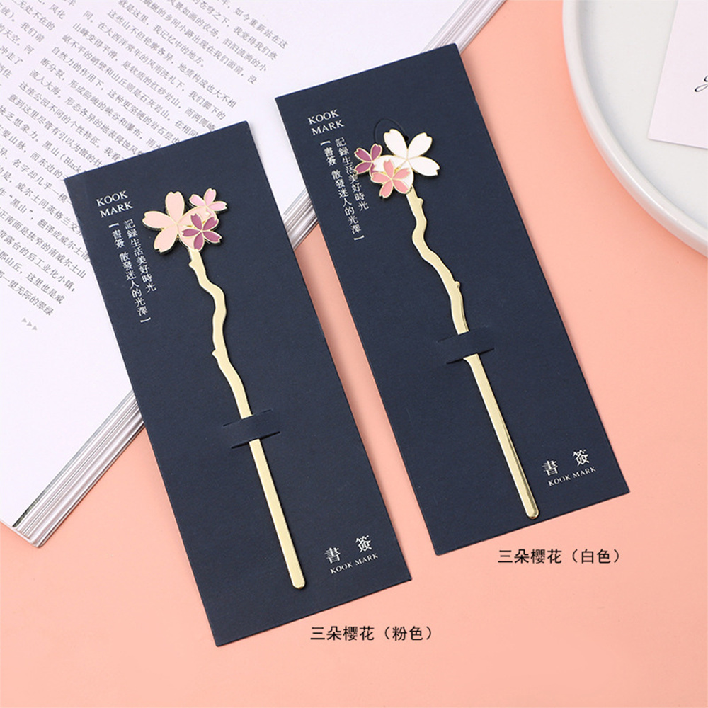 クリエイティブメタルサックラフラワーブックマーク、読書アシス - Resin Art Bookmark のレビューと価格