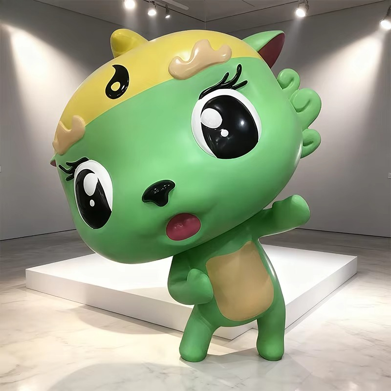 @ # 工場直送 グリーンキュートな漫画風動物彫刻 レジンア - Resin Art Business のレビューと価格