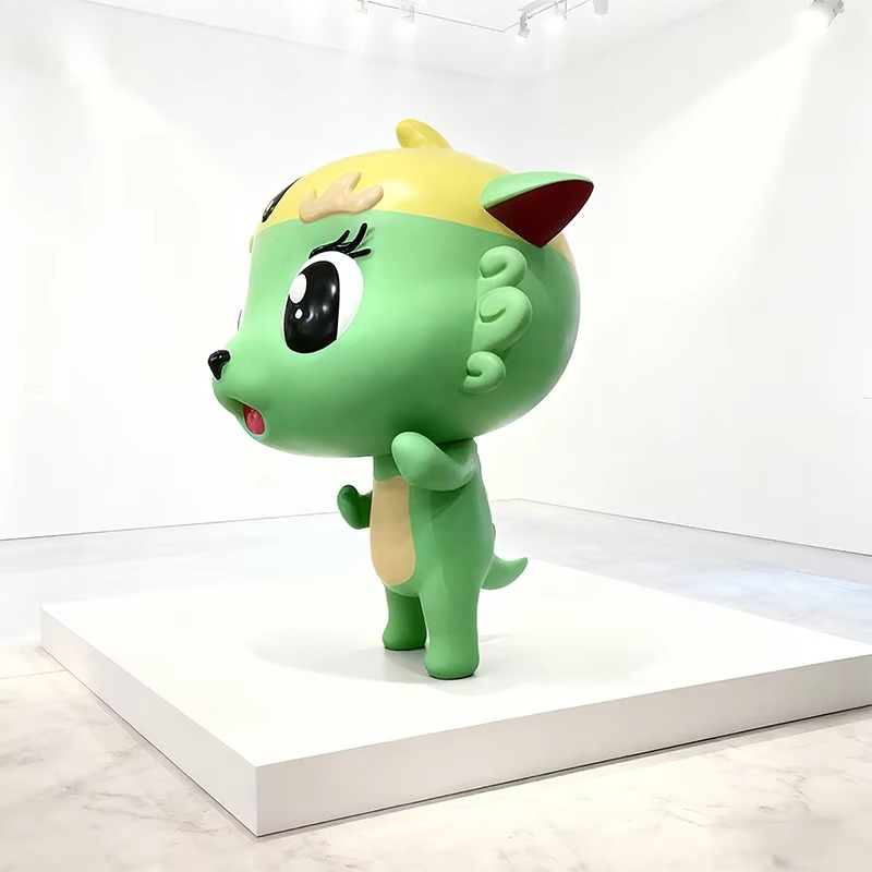 @ # 工場直送 グリーンキュートな漫画風動物彫刻 レジンア - Resin Art Business のレビューと価格