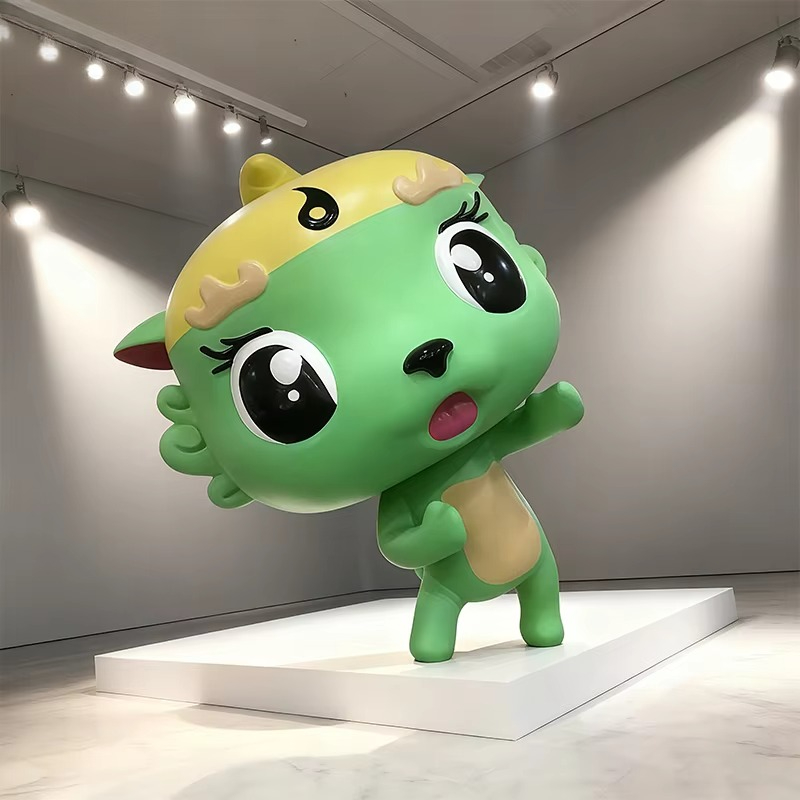 @ # 工場直送 グリーンキュートな漫画風動物彫刻 レジンア - Resin Art Business のレビューと価格