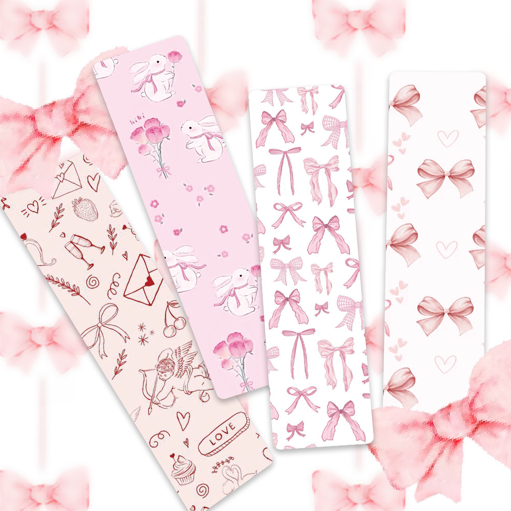 24 ピース/セットかわいい弓型ブックマーク美的ピンクチェッ - Resin Art Bookmark のレビューと価格